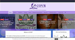 Desktop Screenshot of covr.org