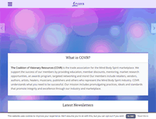 Tablet Screenshot of covr.org